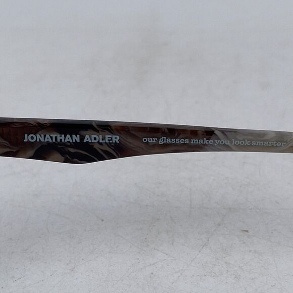 Jonathan Adler‎ JA505 Eyeglasses Frame Unisex Brown Plastic Full Rim 55-18-140 - Picture 12 of 13